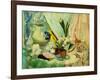 Still Life, (Oil on Canvas)-Joseph Stella-Framed Giclee Print