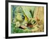 Still Life, (Oil on Canvas)-Joseph Stella-Framed Giclee Print