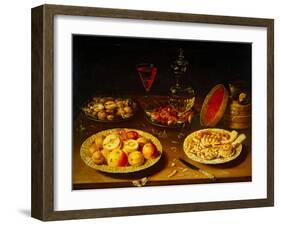 Still Life (Oil on Panel)-Osias The Elder Beert-Framed Giclee Print