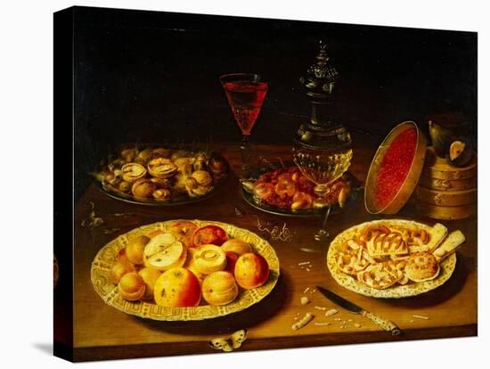 Still Life (Oil on Panel)-Osias The Elder Beert-Stretched Canvas