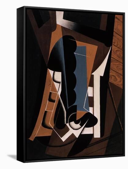Still Life on a Chair-Juan Gris-Framed Stretched Canvas