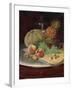 Still Life on a Marble-Topped Table-William Bradford-Framed Giclee Print