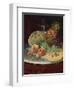 Still Life on a Marble-Topped Table-William Bradford-Framed Premium Giclee Print