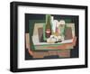 Still Life on a Table; Nature Morte Sur Une Table, 1925-Georges Valmier-Framed Giclee Print