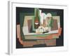 Still Life on a Table; Nature Morte Sur Une Table, 1925-Georges Valmier-Framed Giclee Print