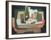 Still Life on a Table; Nature Morte Sur Une Table, 1925-Georges Valmier-Framed Giclee Print