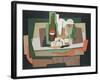 Still Life on a Table; Nature Morte Sur Une Table, 1925-Georges Valmier-Framed Giclee Print