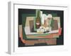 Still Life on a Table; Nature Morte Sur Une Table, 1925-Georges Valmier-Framed Giclee Print