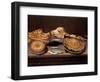 Still Life Ox Head, Sweets and Fishes-Pitocchetto Ceruti-Framed Art Print