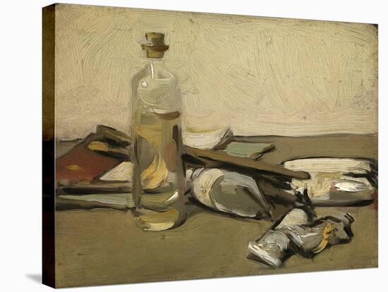 Still Life: Paint Tubes, C.1903 (Oil on Panel)-Samuel John Peploe-Stretched Canvas