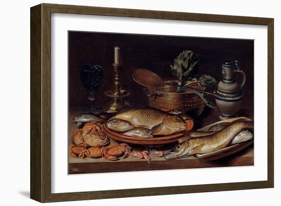 Still Life Par Peeters, Clara (1594-1658), 1611 - Oil on Canvas, 50X72 - Museo Del Prado, Madrid-Clara Peeters-Framed Giclee Print