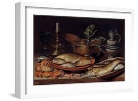 Still Life Par Peeters, Clara (1594-1658), 1611 - Oil on Canvas, 50X72 - Museo Del Prado, Madrid-Clara Peeters-Framed Giclee Print