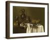 Still Life: Pewter, Silver Vessels and a Crab, Ca 1636-Willem Claesz Heda-Framed Giclee Print