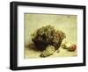 Still-Life, Raisins and Apples in a Basket; Nature Morte, Raisin Et Pomme D'Api, 1880-Henri Fantin-Latour-Framed Giclee Print