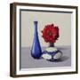 Still Life Red Rose, 2019 (Watercolour on Paper)-Christopher Ryland-Framed Giclee Print