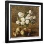 Still Life: Roses and Fruits-Henri Fantin-Latour-Framed Giclee Print