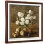 Still Life: Roses and Fruits-Henri Fantin-Latour-Framed Giclee Print