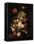 Still Life - Roses, Tulips and Other Flowers-Petter-Framed Stretched Canvas