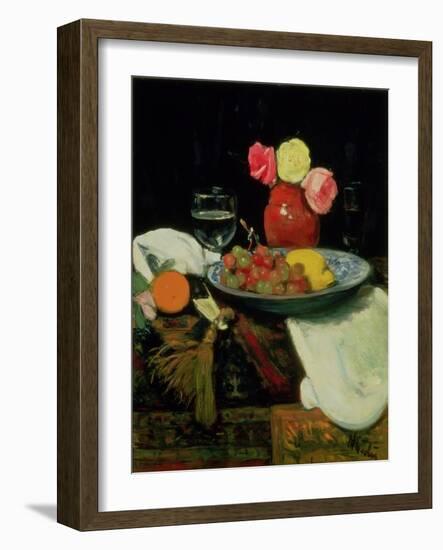 Still Life - Roses-George Leslie Hunter-Framed Giclee Print