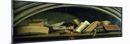 Still Life: Shelf with Books-null-Mounted Giclee Print