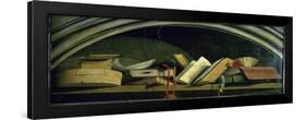 Still Life: Shelf with Books-null-Framed Giclee Print