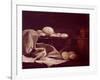 Still Life Showing Brie Cheese-Francois Bonvin-Framed Giclee Print