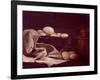 Still Life Showing Brie Cheese-Francois Bonvin-Framed Giclee Print