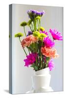 Still Life Summer Flowers Arrangement Photo Poster-null-Stretched Canvas