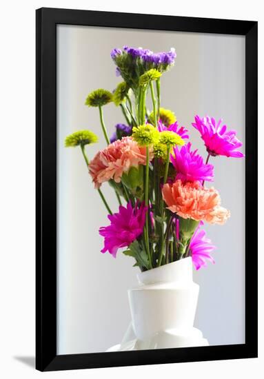 Still Life Summer Flowers Arrangement Photo Poster-null-Framed Poster