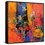 Still Life Table with Roses and Fruit-Peter Graham-Framed Stretched Canvas