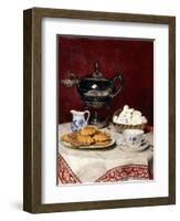 Still Life: Tasteful Tea, 1897-Albert Anker-Framed Giclee Print