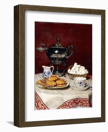 Still Life: Tasteful Tea, 1897-Albert Anker-Framed Giclee Print