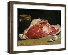 Still Life, the Joint of Meat, 1864-Claude Monet-Framed Giclee Print