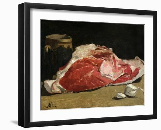 Still Life, the Joint of Meat, 1864-Claude Monet-Framed Giclee Print