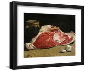 Still Life, the Joint of Meat, 1864-Claude Monet-Framed Premium Giclee Print