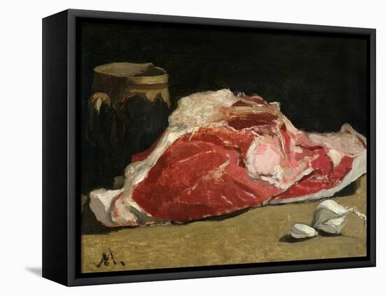 Still Life, the Joint of Meat, 1864-Claude Monet-Framed Stretched Canvas