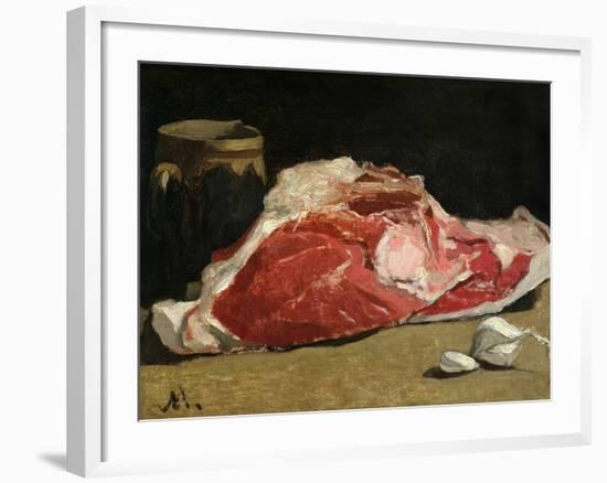 Still Life, the Joint of Meat, 1864-Claude Monet-Framed Giclee Print