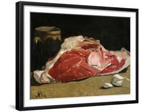 Still Life, the Joint of Meat, 1864-Claude Monet-Framed Giclee Print