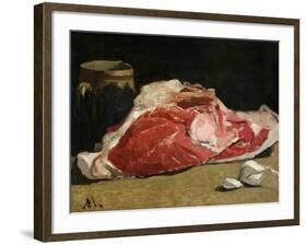 Still Life, the Joint of Meat, 1864-Claude Monet-Framed Giclee Print