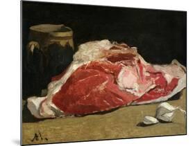 Still Life, the Joint of Meat, 1864-Claude Monet-Mounted Giclee Print