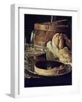 Still Life. the Snack-Luis Egidio Melendez-Framed Giclee Print