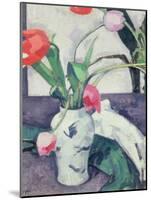 Still Life: Tulips in a Chinese Vase, 1924-Samuel John Peploe-Mounted Giclee Print