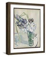 Still Life, Vase of Carnations, June 1890-Vincent van Gogh-Framed Giclee Print