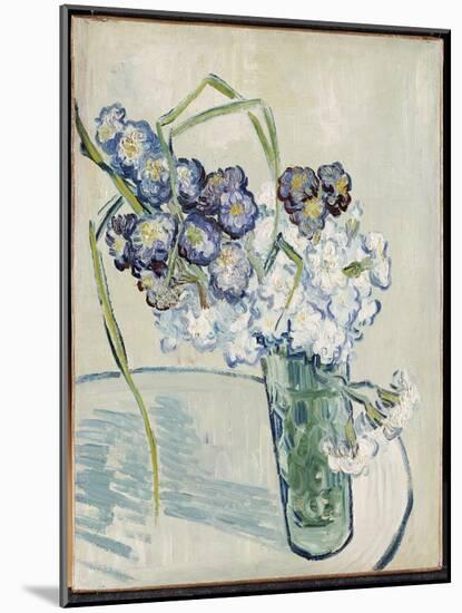 Still Life, Vase of Carnations, June 1890-Vincent van Gogh-Mounted Giclee Print