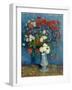 Still Life: Vase with Cornflowers and Poppies, 1887-Vincent van Gogh-Framed Premium Giclee Print