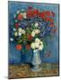 Still Life: Vase with Cornflowers and Poppies, 1887-Vincent van Gogh-Mounted Premium Giclee Print