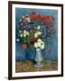 Still Life: Vase with Cornflowers and Poppies, 1887-Vincent van Gogh-Framed Giclee Print