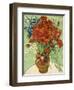 Still Life, Vase with Daisies and Poppies, 1890-null-Framed Giclee Print