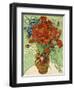 Still Life, Vase with Daisies and Poppies, 1890-null-Framed Giclee Print