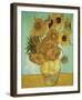 Still Life, Vase With Twelve Sunflowers-Vincent Van Gogh-Framed Giclee Print